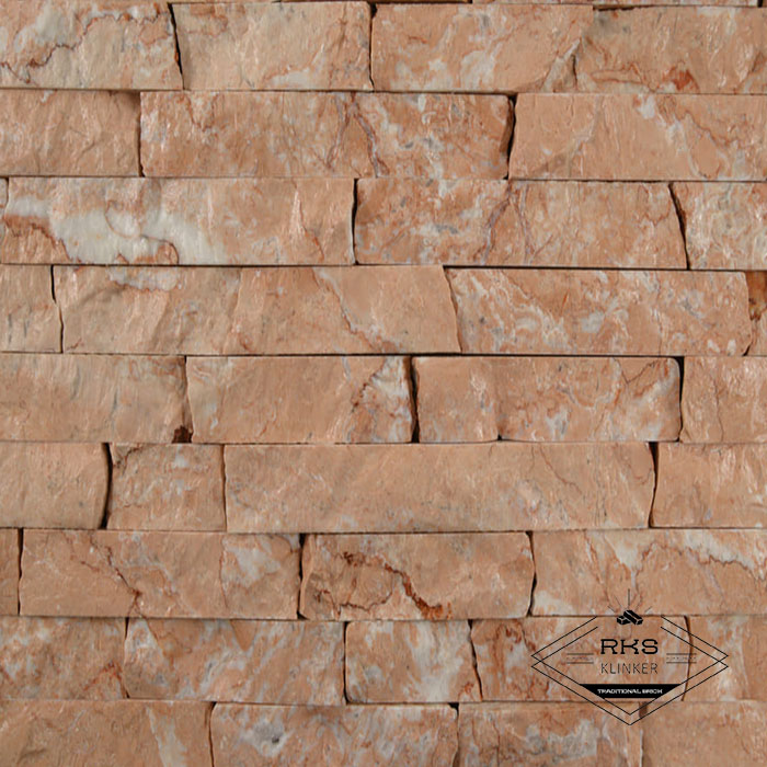 Фасадный камень Полоса - Мрамор Rosa Spring в Брянске